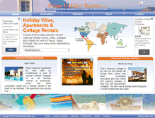 Tablet Screenshot of primeholidayrentals.com